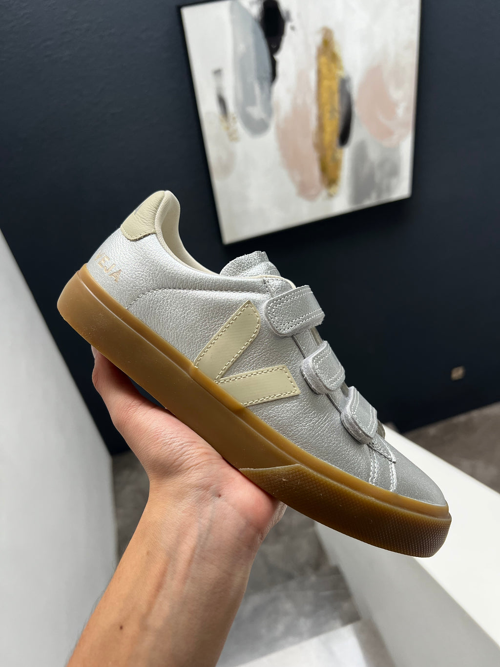 Veja campo Velcro