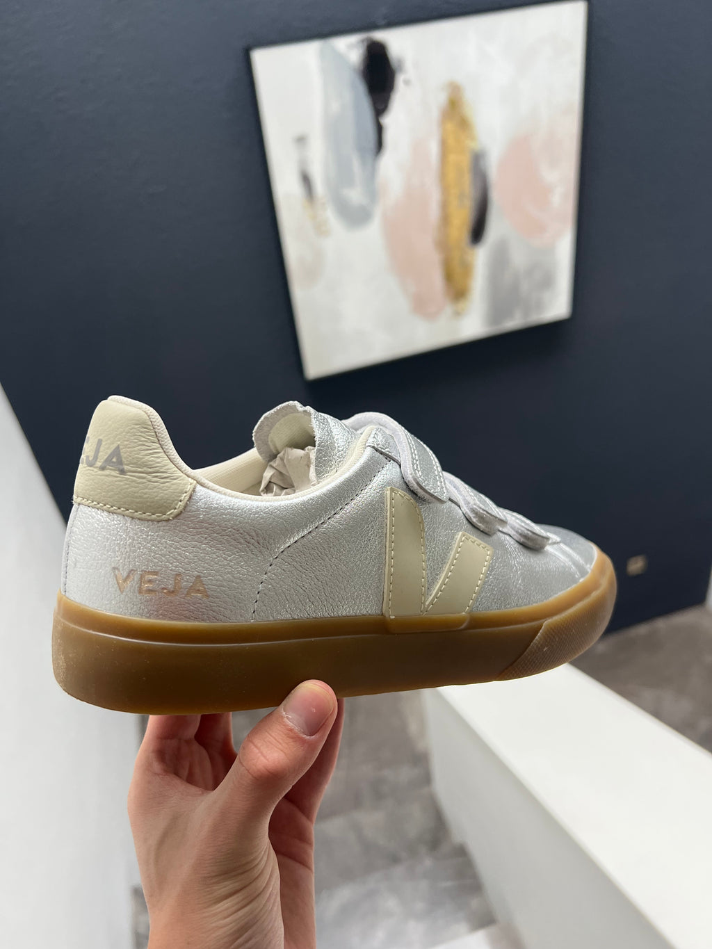 Veja campo Velcro
