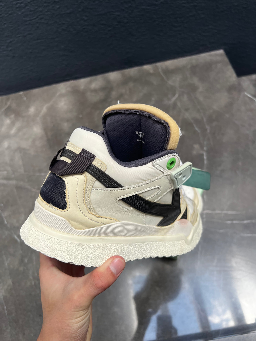 Off White Sponge Sneaker