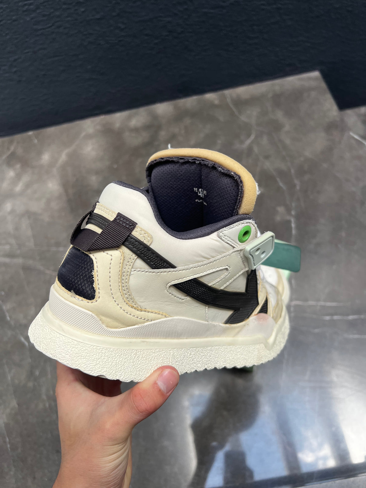 Off White Sponge Sneaker