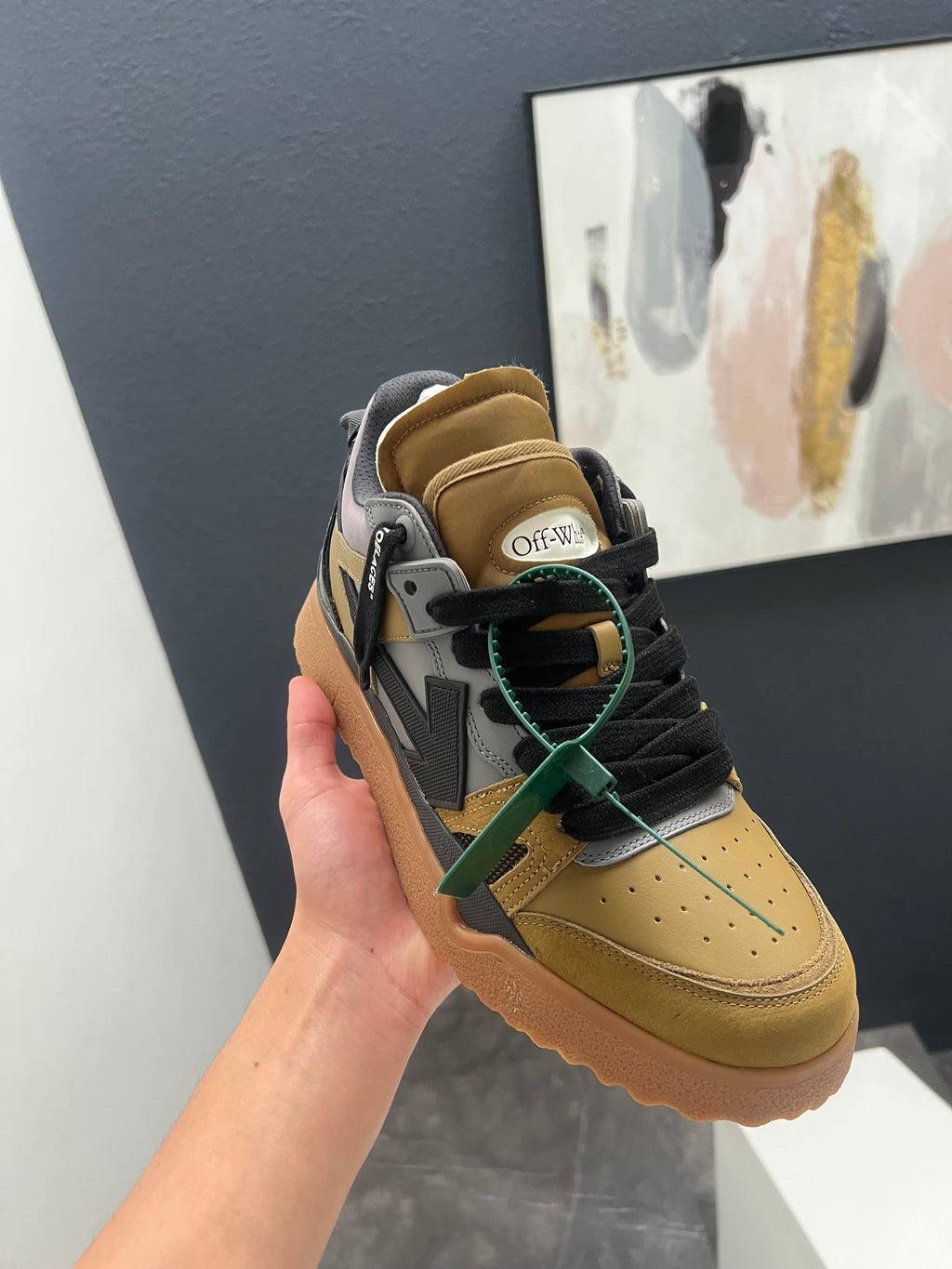 Off white sneakers