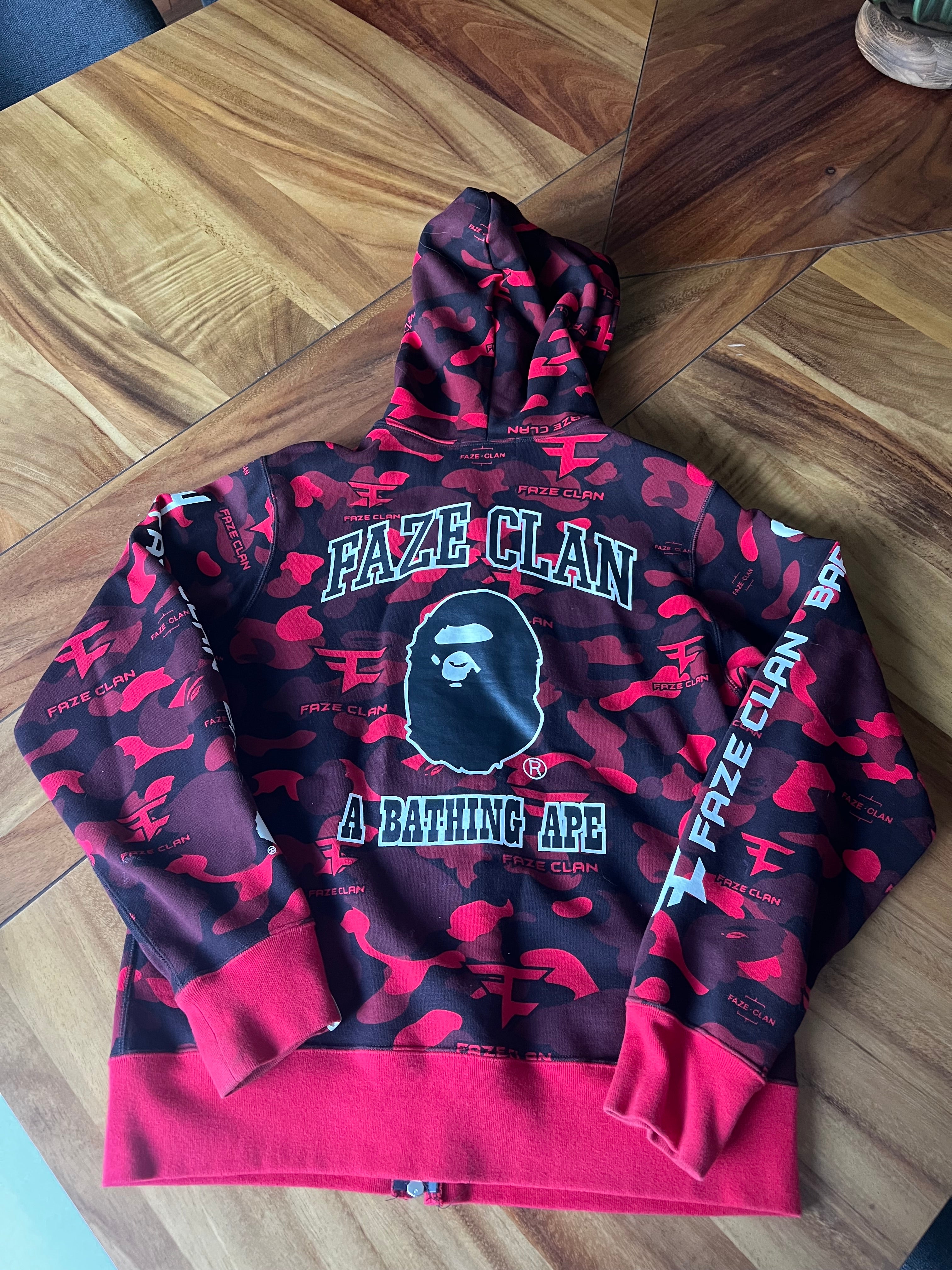 Hoodie Bape x Faze Clan