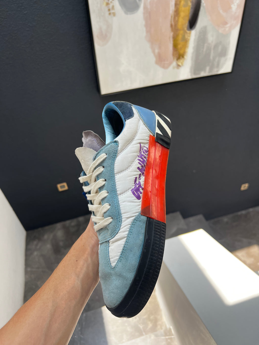 Off white vulcanized low